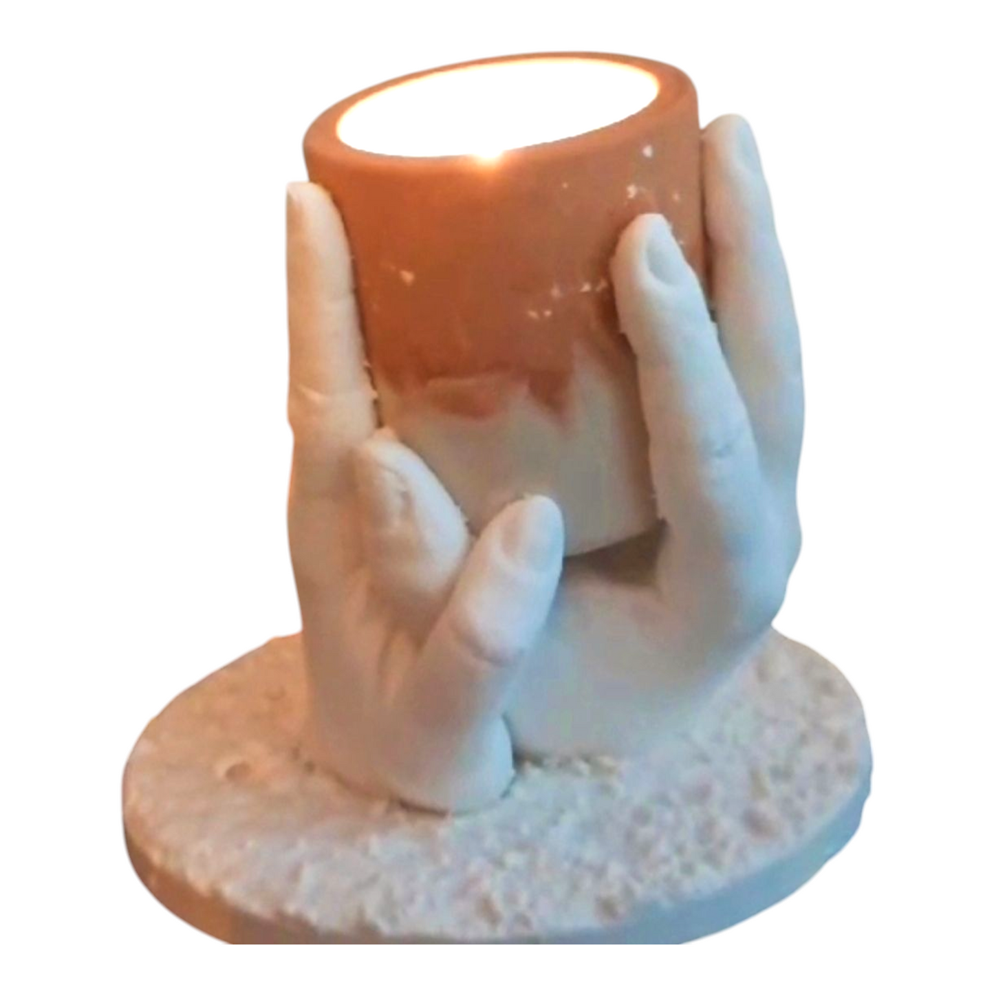 “Main dans la main pour la vie” – Moulage artistique personnalisé