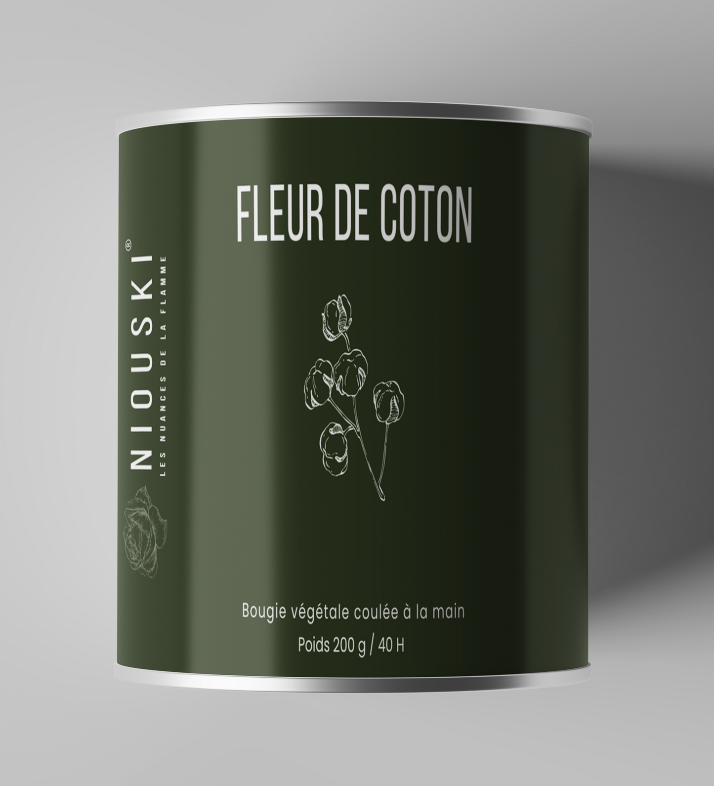 Parfum fleur de coton, odeur incontournable des bougies parfumée. un indispensable à avoir chez soi