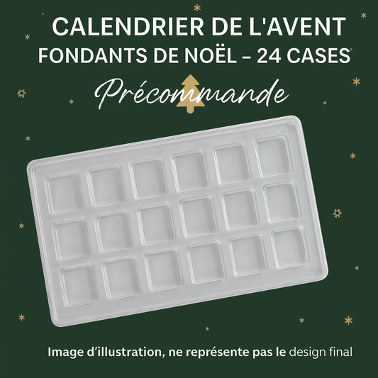 Calendrier de l’Avent Fondants de Noël – 24 cases (Précommande)