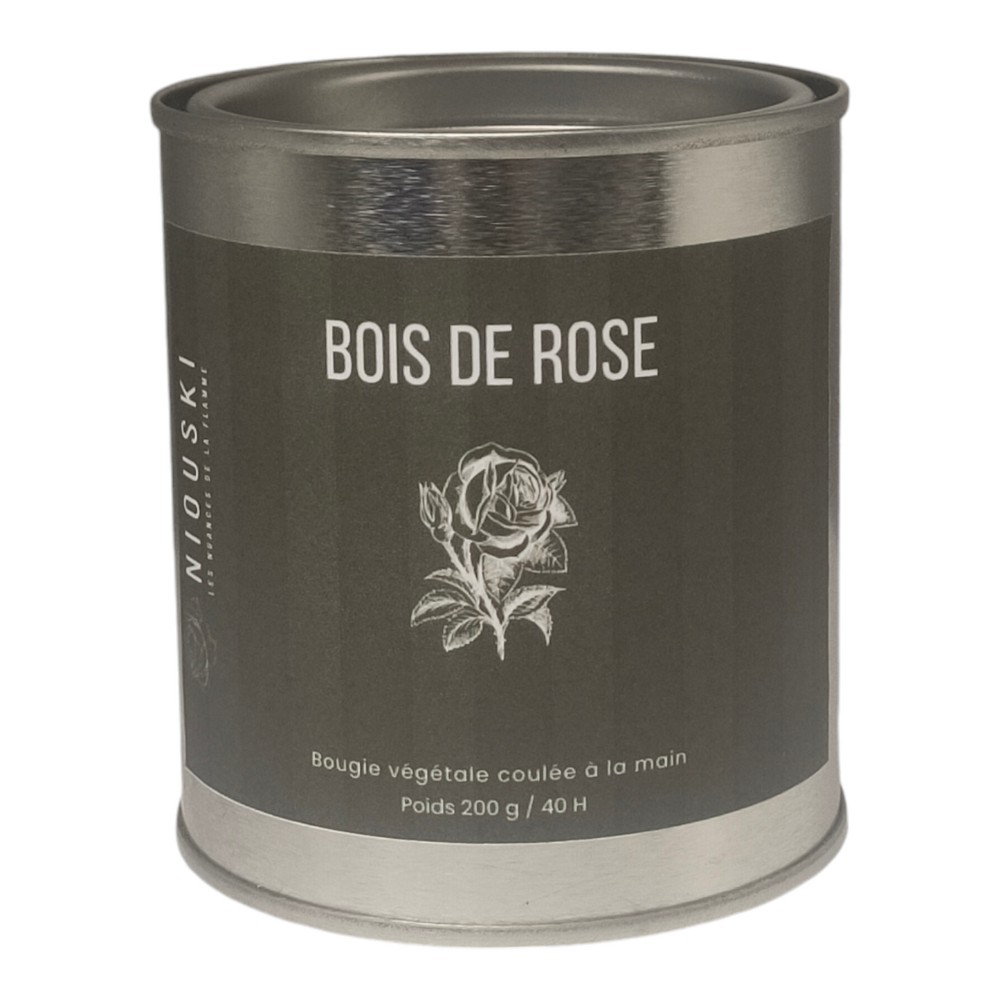 BOUGIE BOIS DE ROSE