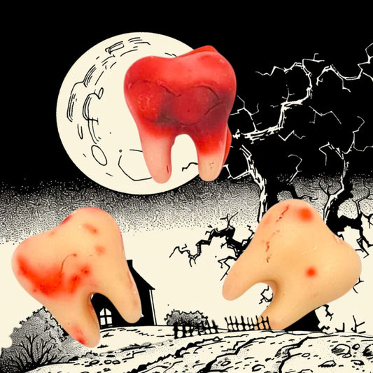 Fondants parfumés Halloween – Dents “Mord-moi”